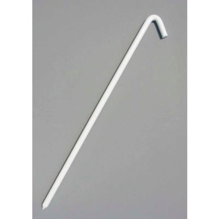 CUTSHAW INDUSTRIES 24" Hook Stake, Bright White 62524BWH